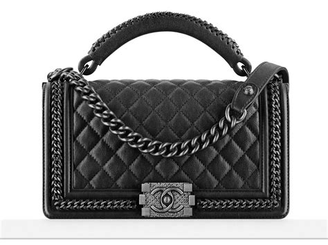 bolsa chanel the boy bag tamanho